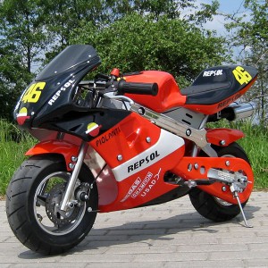 Pocketbike Mini-Bike 49 ccm  Red Torro 