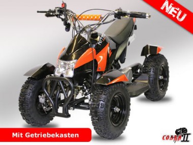 Cobra 2 Maxi Kinderquad 50ccm 2-Takt Pocktquad mit Fernbedienung und Drossel Cobra 2 Maxi Kinderquad 50ccm 2-Takt Pocktquad mit Fernbedienung und Drossel