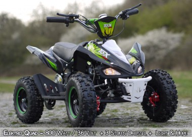 800 Watt Elektro Kinderquad elektrisch Eco Python Deluxe - drosselbar 800 Watt Elektro Kinderquad elektrisch Eco Python Deluxe - drosselbar