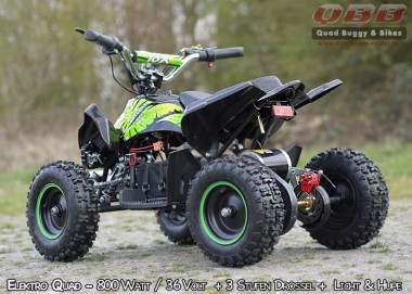 800 Watt Elektro Kinderquad elektrisch Eco Python Deluxe - drosselbar 800 Watt Elektro Kinderquad elektrisch Eco Python Deluxe - drosselbar