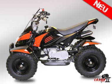 Cobra 2 Maxi Kinderquad 50ccm 2-Takt Pocktquad mit Fernbedienung und Drossel Cobra 2 Maxi Kinderquad 50ccm 2-Takt Pocktquad mit Fernbedienung und Drossel