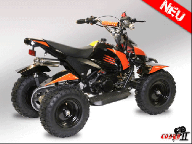 Cobra 2 Maxi Kinderquad 50ccm 2-Takt Pocktquad mit Fernbedienung und Drossel Cobra 2 Maxi Kinderquad 50ccm 2-Takt Pocktquad mit Fernbedienung und Drossel