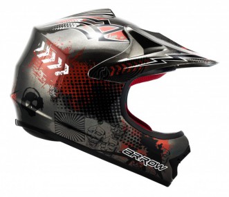 Kinder Motorrad Helm - Cross für Kinder Quad Dirtbike - Titan Kinder Motorrad Helm - Cross für Kinder Quad Dirtbike - Titan