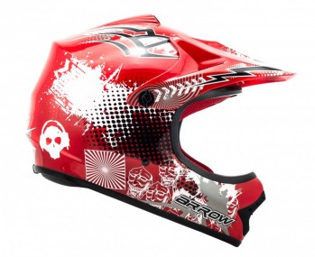 Kinder Motorrad Helm - Cross für Kinder Quad Dirtbike - ROT Kinder Motorrad Helm - Cross für Kinder Quad Dirtbike - ROT