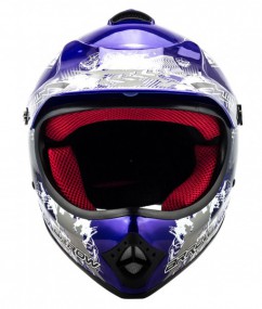 Kinder Motorrad Helm - Cross für Kinder Quad Dirtbike - BLAU Kinder Motorrad Helm - Cross für Kinder Quad Dirtbike - BLAU
