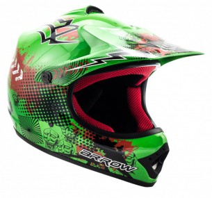 Kinder Motorrad Helm - Cross für Kinder Quad Dirtbike - GRÜN Kinder Motorrad Helm - Cross für Kinder Quad Dirtbike - GRÜN