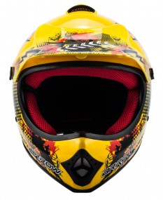 Kinder Motorrad Helm - Cross für Kinder Quad Dirtbike - GELB Kinder Motorrad Helm - Cross für Kinder Quad Dirtbike - GELB