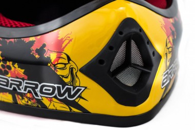 Kinder Motorrad Helm - Cross für Kinder Quad Dirtbike - GELB Kinder Motorrad Helm - Cross für Kinder Quad Dirtbike - GELB