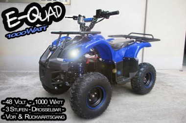 Kinderquad Atv elektrisch mit 1000 Watt-Motor E-Quad 1000 Kinderquad Atv elektrisch mit 1000 Watt-Motor E-Quad 1000