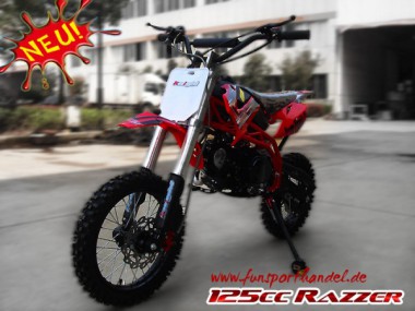 Dirtbike 125ccm Cross Bike Razzer 125cc 14 u 12 Zoll Reifen Dirtbike 125ccm Cross Bike Razzer 125cc 14 u 12 Zoll Reifen