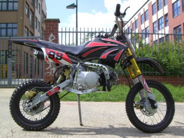 Dirtbike Cross Bike 125 ccm 17/14 Reifen Dirtbike Cross Bike 125 ccm 17/14 Reifen