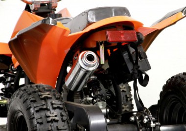 Kinderquad 50ccm + Fernbedienung + Drossel + Notausleine Kinderquad 50ccm + Fernbedienung + Drossel + Notausleine