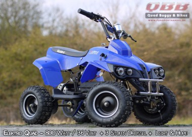 Elektro Kinderquad Atv 800 Watt 36 Volt inkl. 3 Stufendrossel Elektro Kinderquad Atv 800 Watt 36 Volt inkl. 3 Stufendrossel