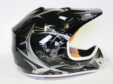 Kinder Helm Cross - Helm für Kinderquad Pocketbike - Schwarz Kinder Helm Cross - Helm für Kinderquad Pocketbike - Schwarz