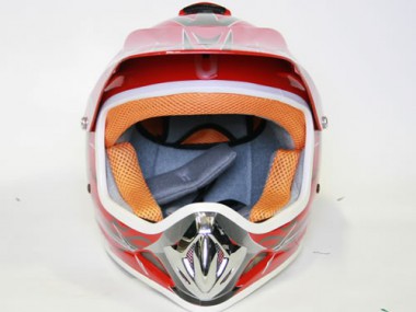 Kinder Helm Cross - Helm für Kinderquad Pocketbike - Rot Kinder Helm Cross - Helm für Kinderquad Pocketbike - Rot
