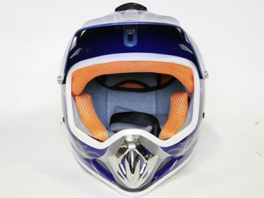 Kinder Helm Cross - Helm für Kinderquad Pocketbike - Blau Kinder Helm Cross - Helm für Kinderquad Pocketbike - Blau