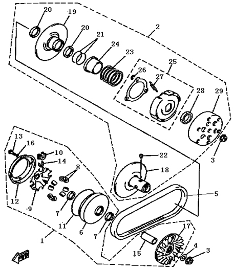 Kupplung Buyang FA-D300