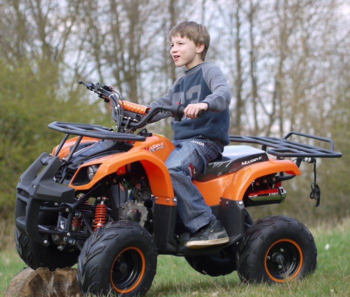Ab Wieviel Jahren Dürfen Kinder Mit Quad Mitfahren 125ccm Kinderquad Toronto + Rückwärtsgang + Notausleine + stufenlos