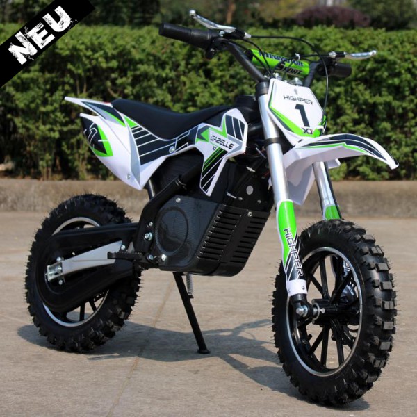 Elektrisches Kindermotorrad / elektro Dirtbike Highper grün